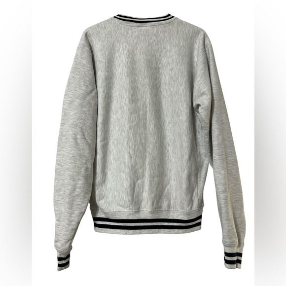 Vintage Champion Reverse Weave Seaside Gray Crewneck Sweater Size M - Picture 3 of 10